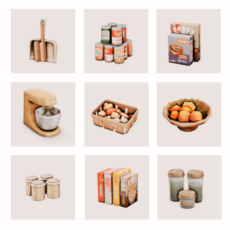 sims 4 custom content pantry finds