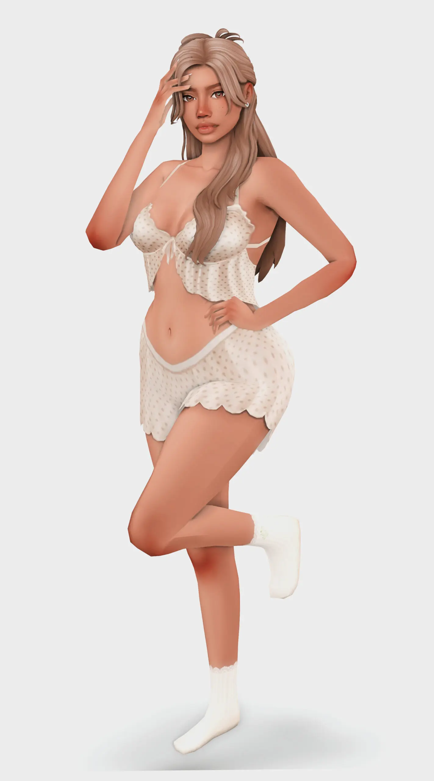 sims 4 pajamas cc lookbook