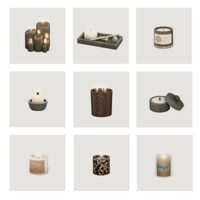 sims 4 candle cc finds lookbook