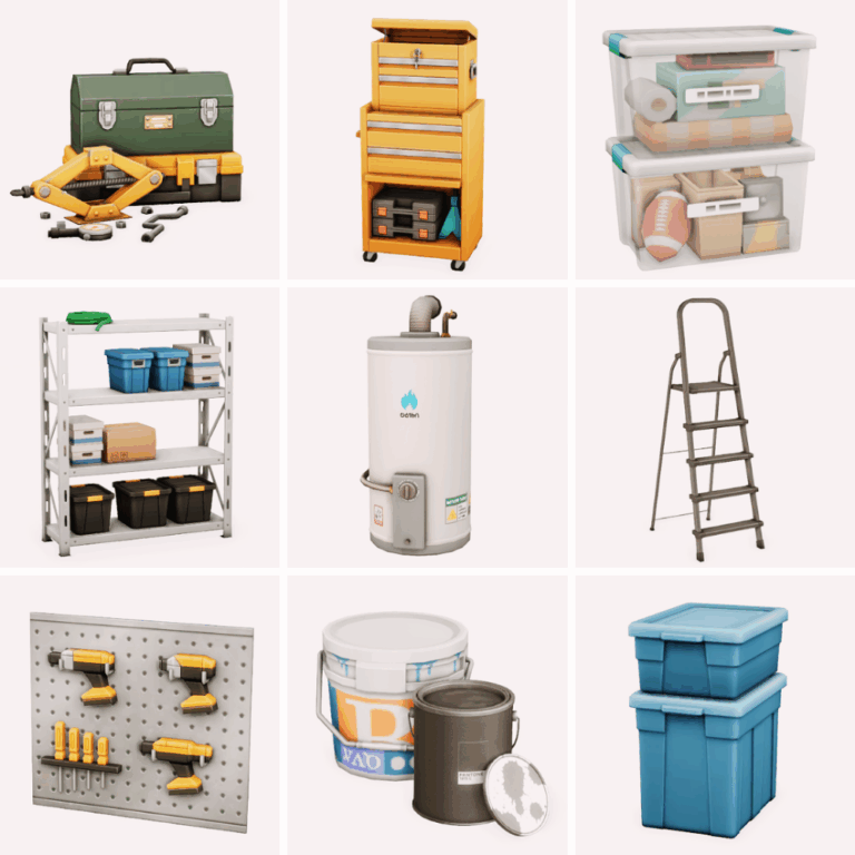 sims 4 garage cc finds