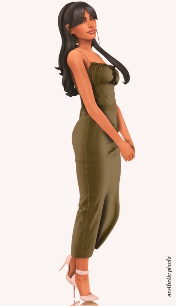 sims 4 female sim lookbook