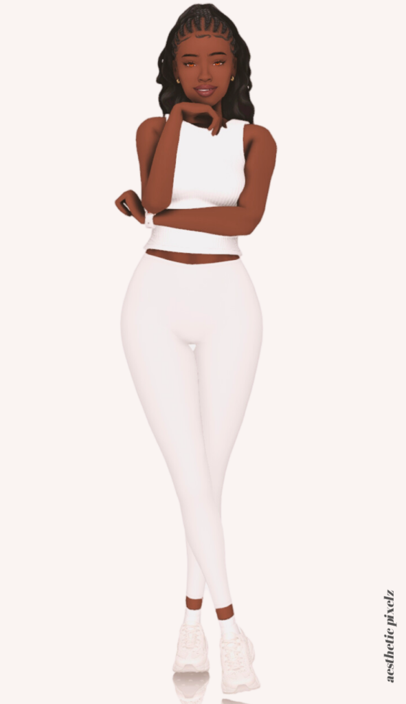 sims 4 female sim lookbook