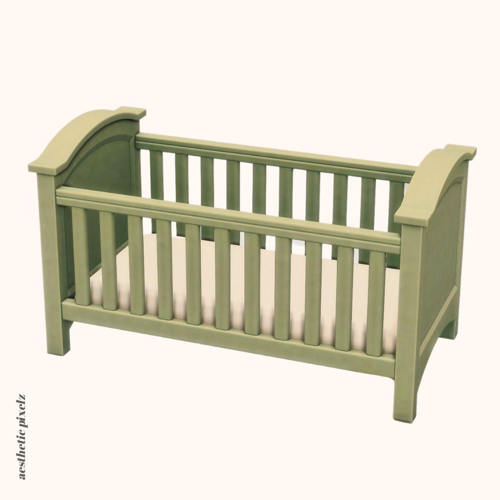a sims 4 cc crib that is functional for infants