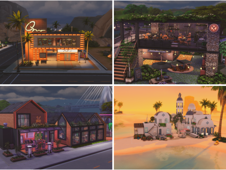 sims 4 date night gallery lots lookbook