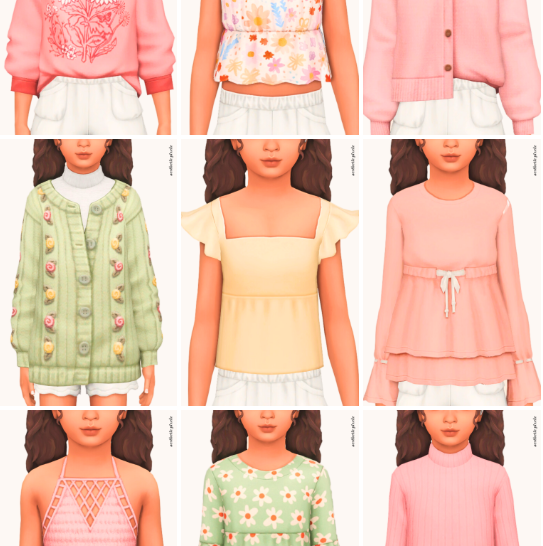 sims 4 cc for kids lookbook