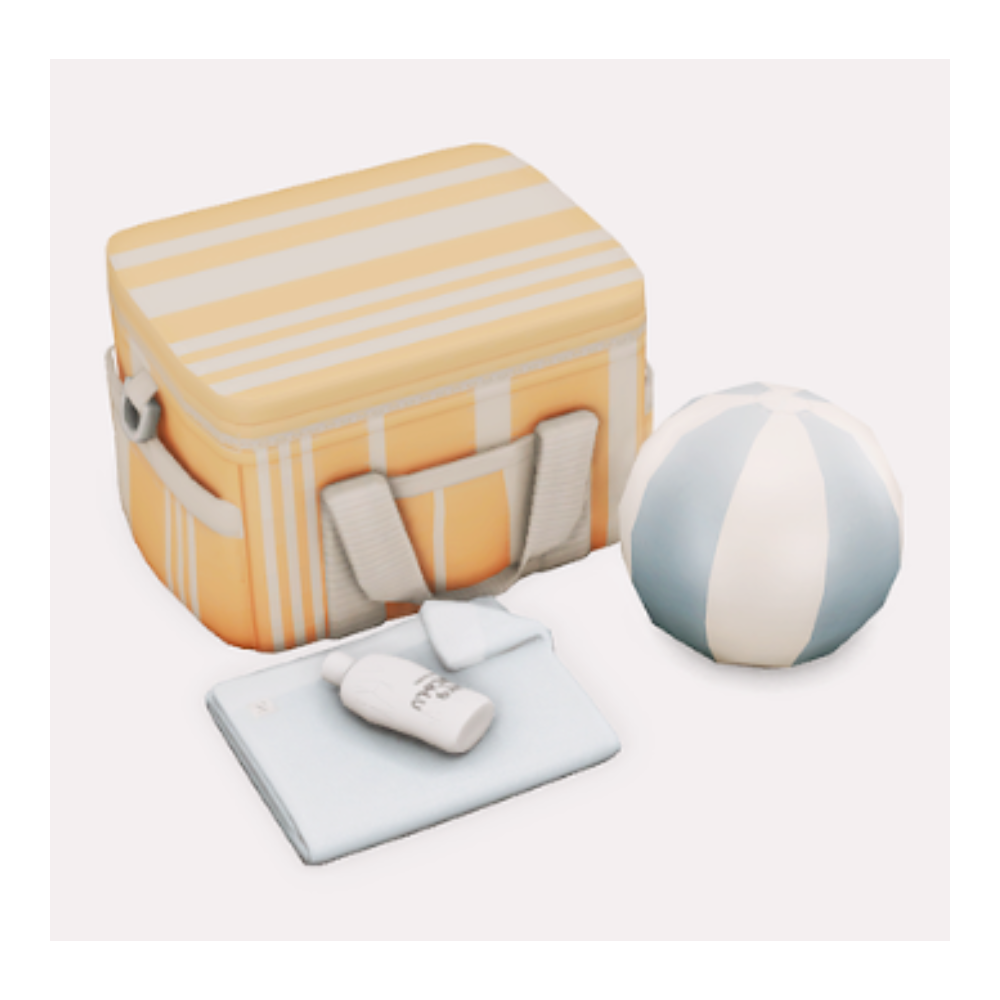 sims 4 beach clutter cc