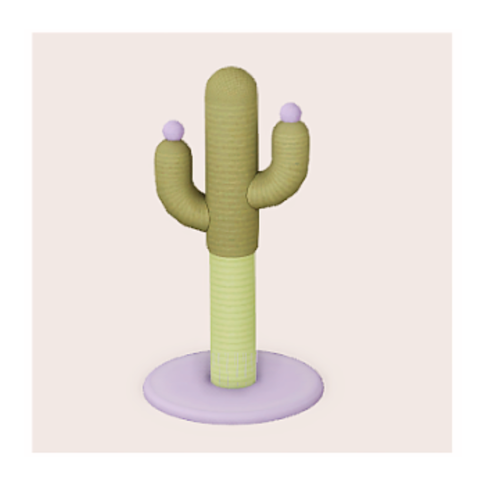 sims 4 cat cc finds - cat tree cactus