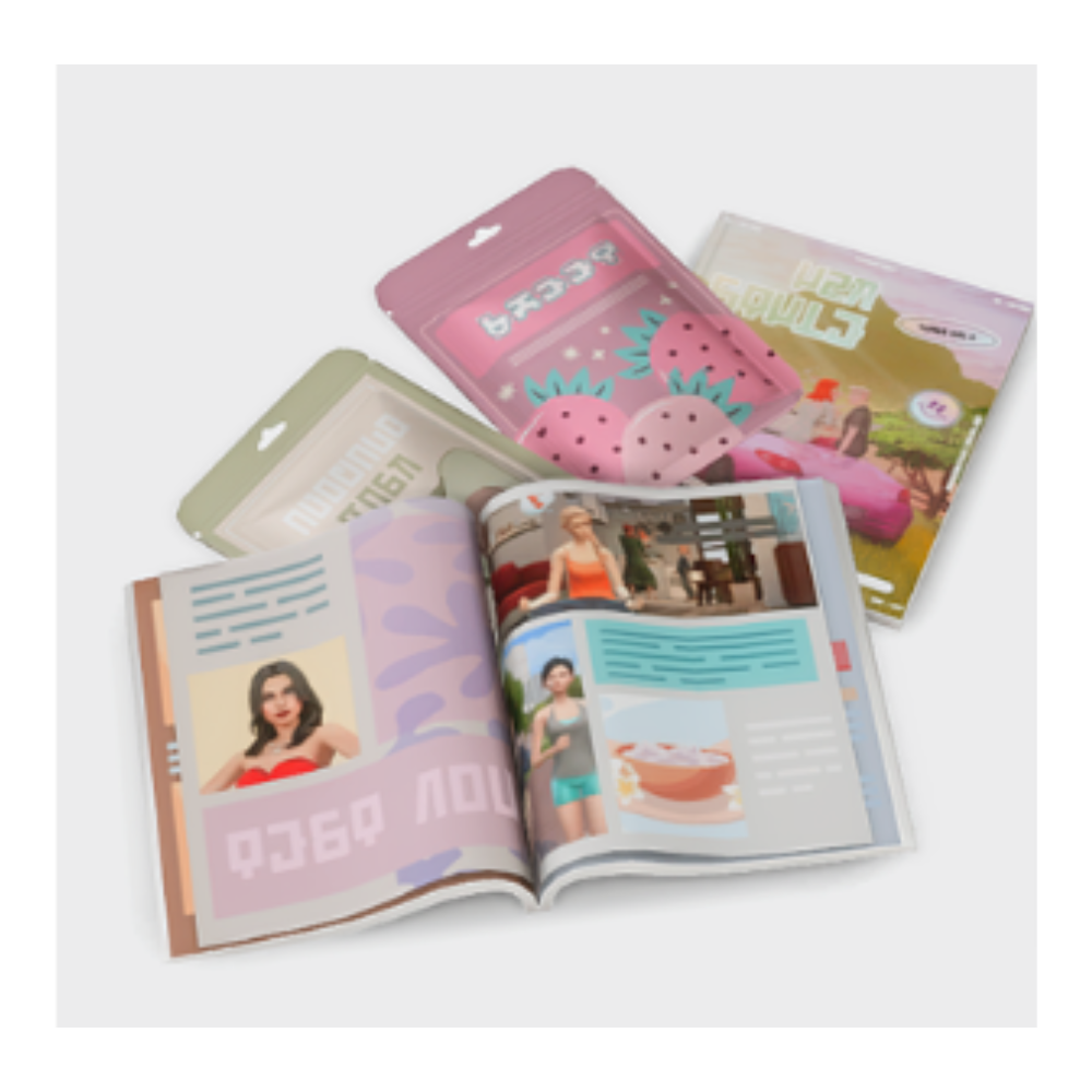 sims 4 custom content magazine clutter