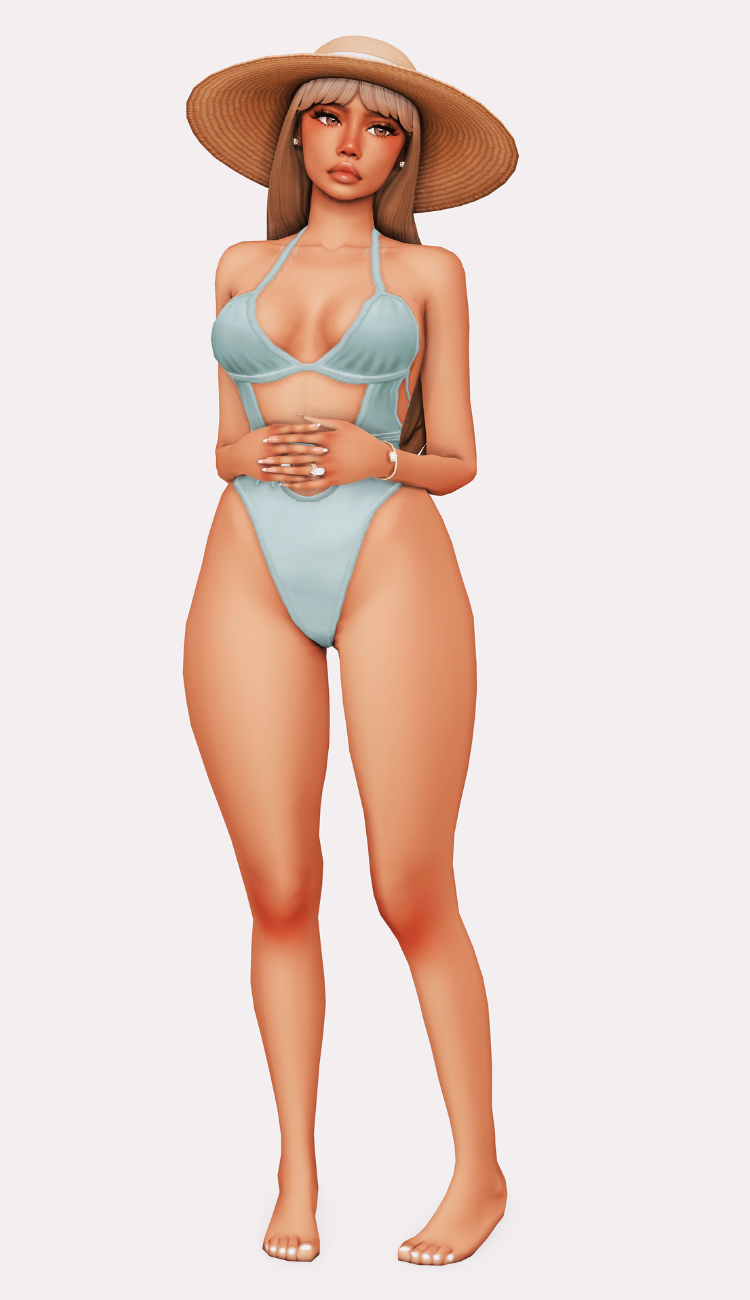 sims 4 cc swimsuit lookbook one pieces