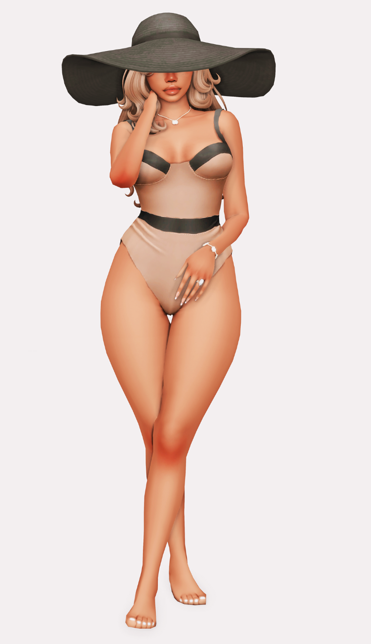 sims 4 cc swimsuit lookbook one pieces