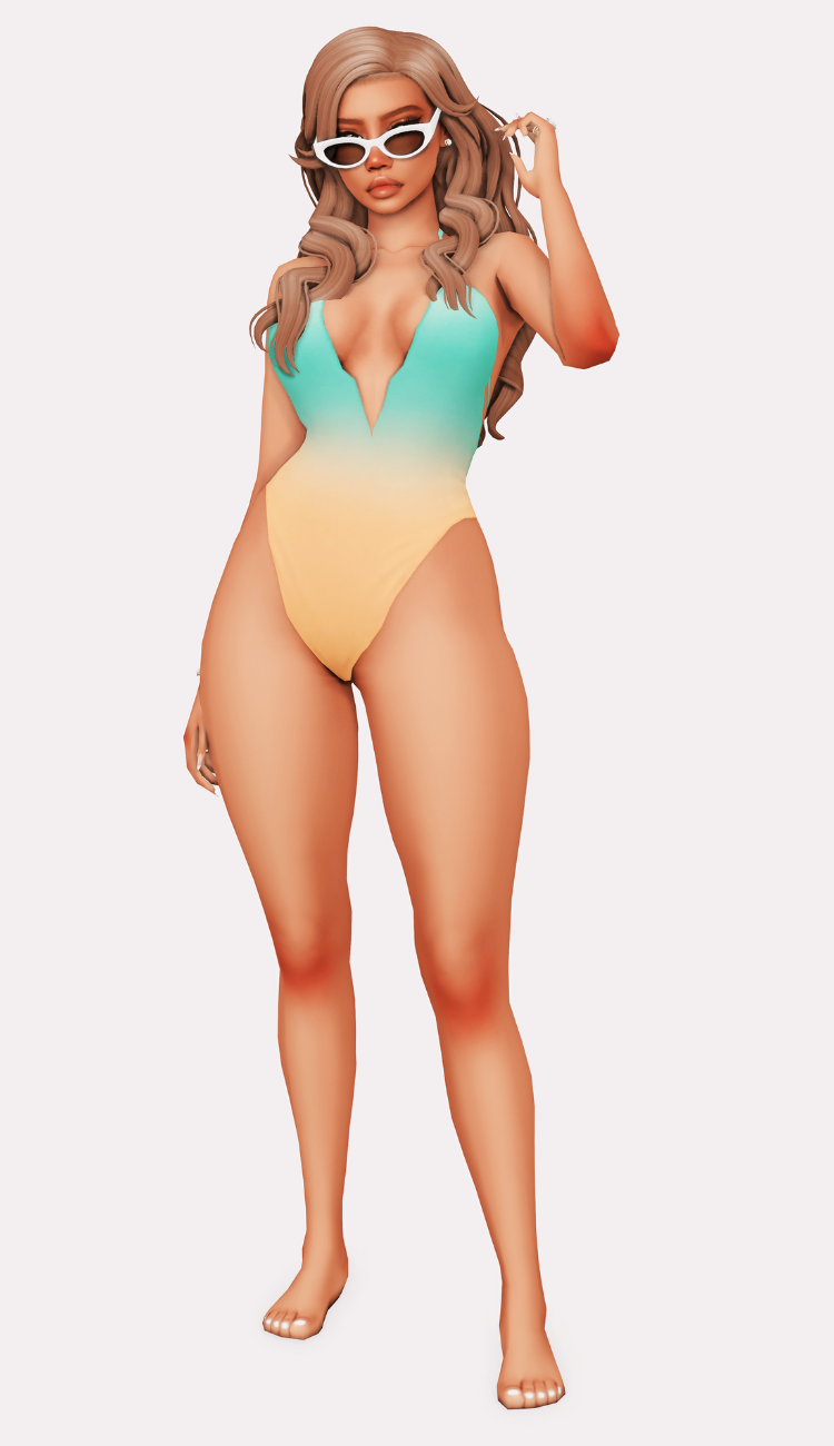 sims 4 cc swimsuit lookbook one pieces