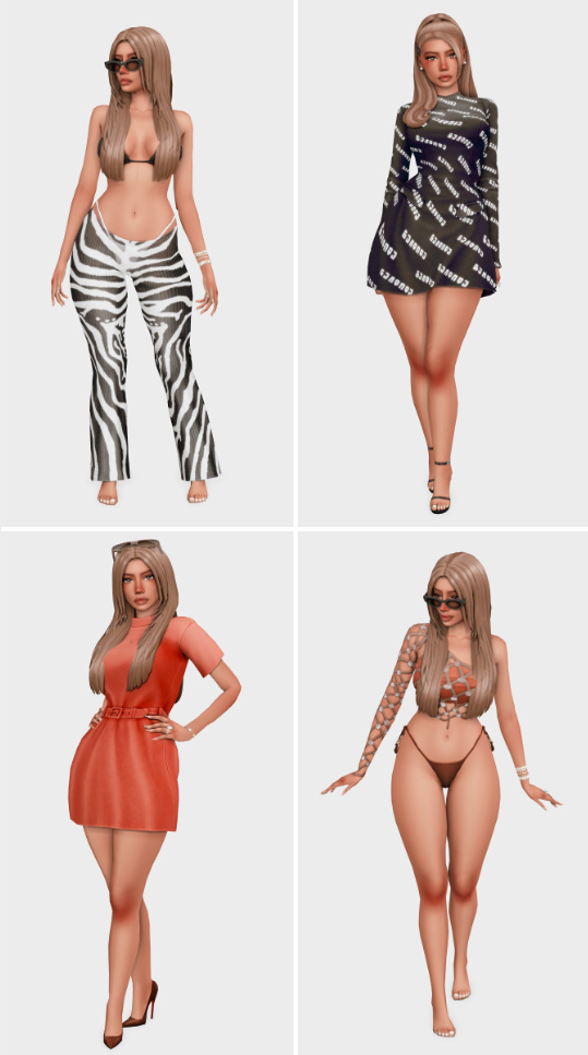 sims 4 aesthetic summer clothes cc lookbook