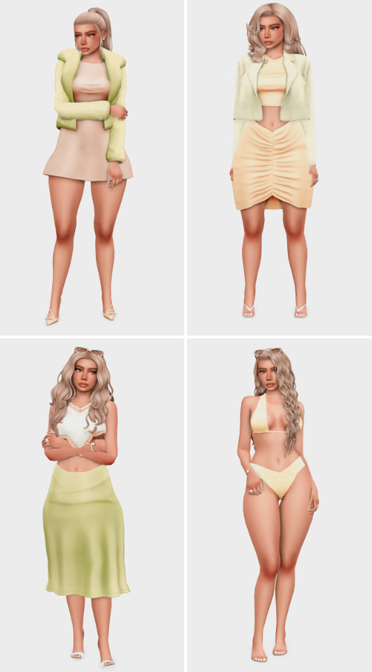sims 4 cc summer clothes lookbook