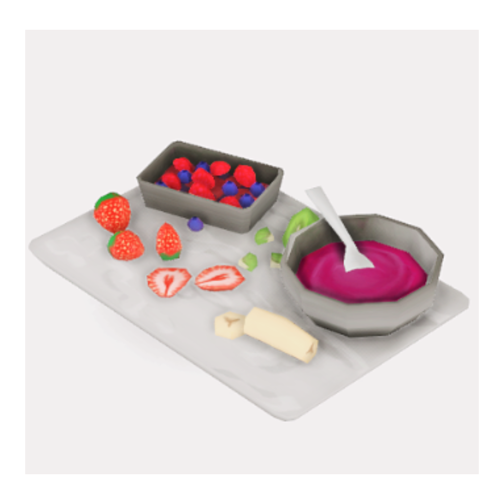 acai bowls sims 4 food cc recipe mod