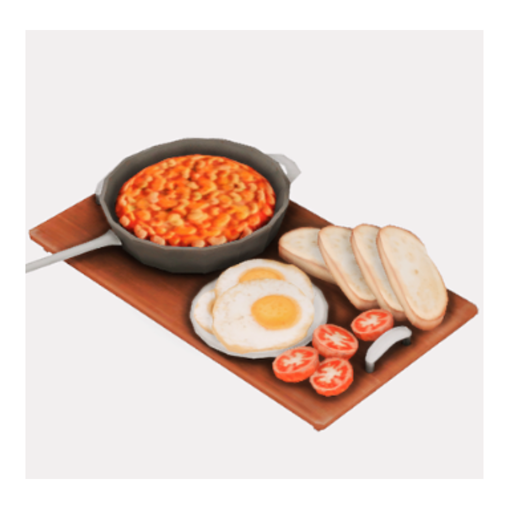 breakfast platter sims 4 food cc recipe mod