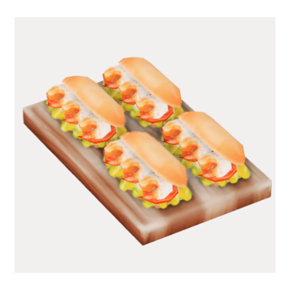 poboy sandwiches sims 4 food cc