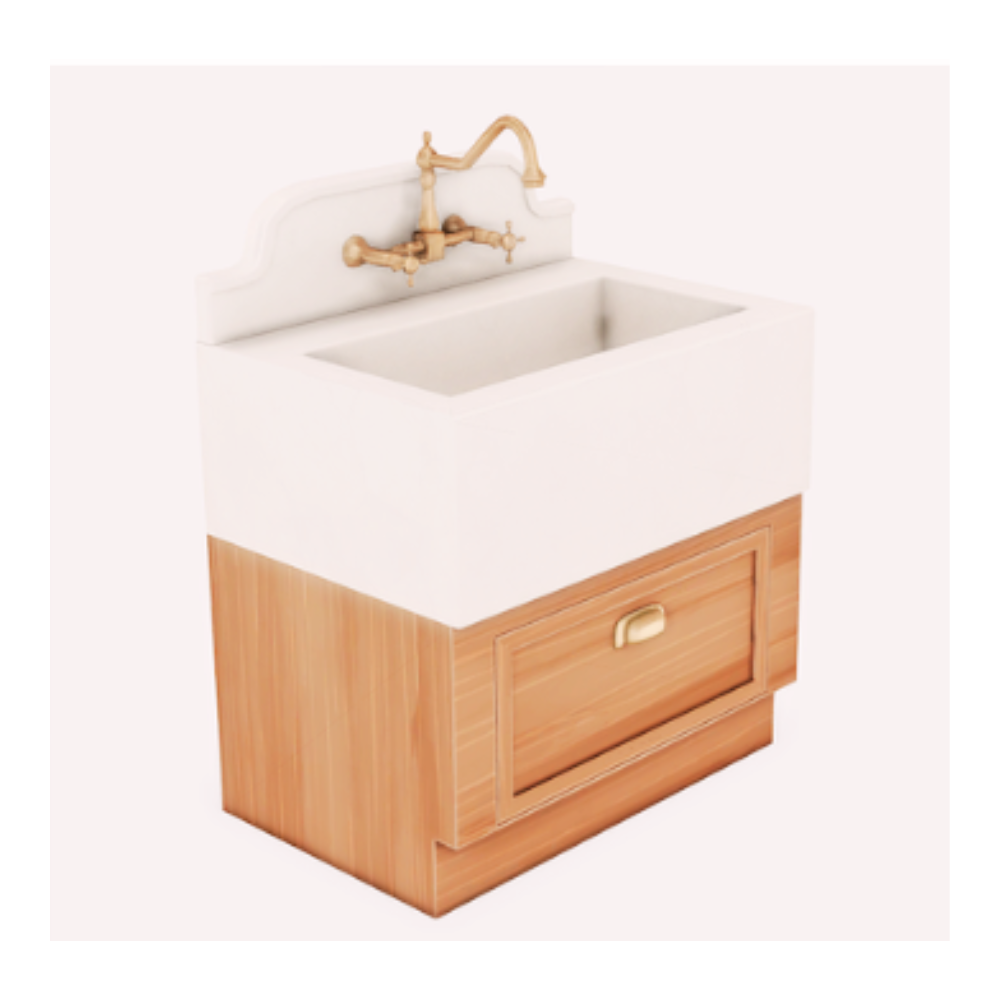sims 4 laundry cc finds - sink