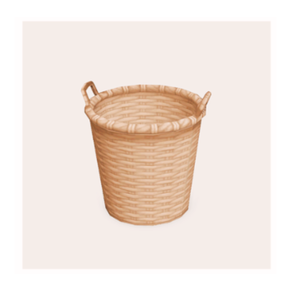 sims 4 laundry cc finds - hamper